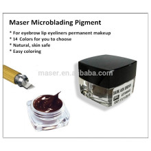 Biomaser Tattoo Microblade Augenbraue Pigment-Sets für Mikro-Blade dauerhafte Kosmetik